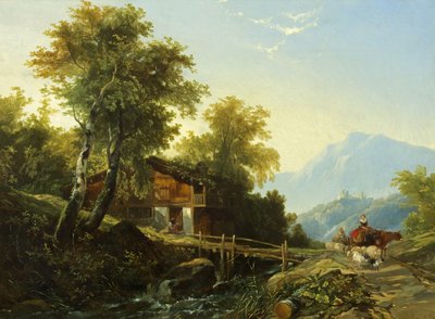 Domek Szwajcarski autorstwa William James Muller