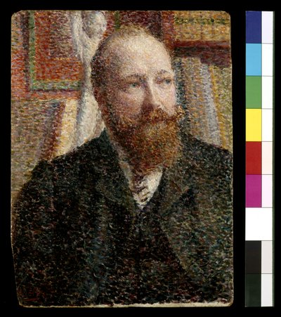 Portret Alfreda Verhaerena (olej na desce) autorstwa William Jelley