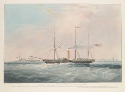 Okręt wojenny Kompanii Wschodnioindyjskiej "Berenice autorstwa William John Huggins