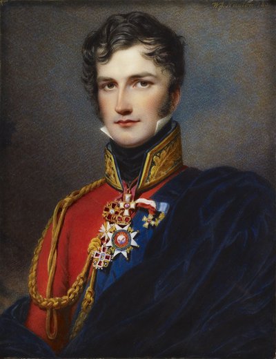 Leopold I, król Belgów 1790-1865 autorstwa William John Newton