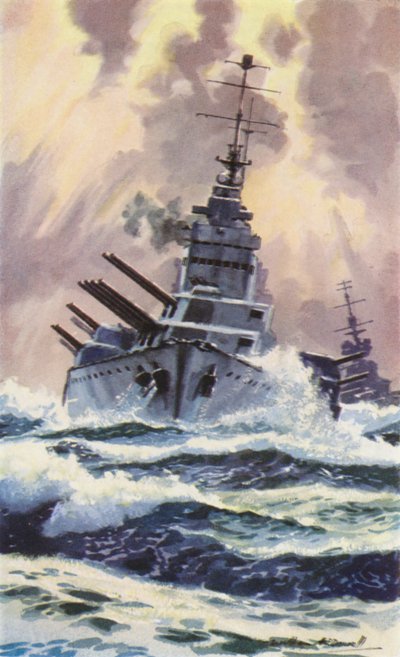 Brytyjski statek stołeczny (kolor lito) autorstwa William John Patton McDowell