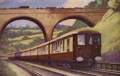 "Brighton Belle" (kolorowa litografia) autorstwa William John Patton McDowell