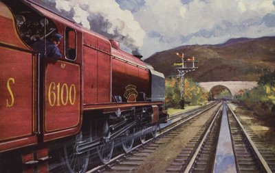 LMS "Royal Scot" (kolorowa litografia) autorstwa William John Patton McDowell