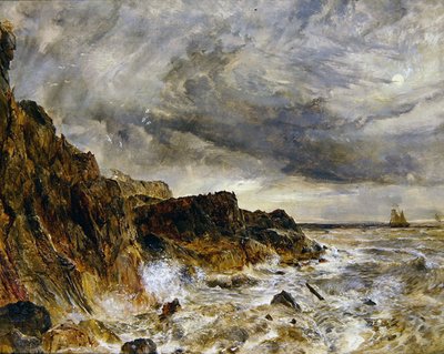 Skały Llanddwyn (olej na płótnie) autorstwa William Joseph J.C. Bond