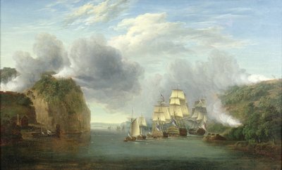 Wymuszanie przejścia przez rzekę Hudson autorstwa William Joy