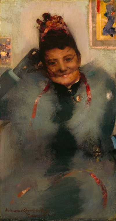 Boa futrzany (olej na płótnie) autorstwa William Kennedy