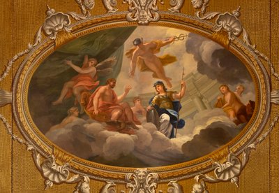 Sufit Galerii Królewskiej, Pałac Kensington autorstwa William Kent