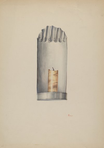 Świecznik, ok. 1940. autorstwa William Kieckhofel