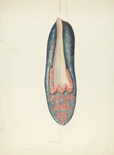 Pantofel wieczorowy autorstwa William Kieckhofel
