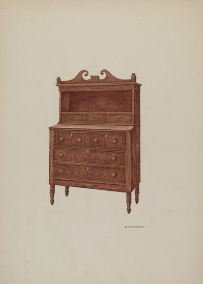 Gabinet sekretarza, 1935-1942. autorstwa William Kieckhofel