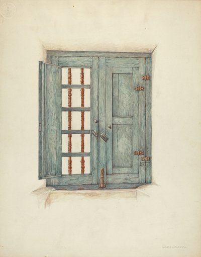 Okiennice i Detale, c. 1939. autorstwa William Kieckhofel