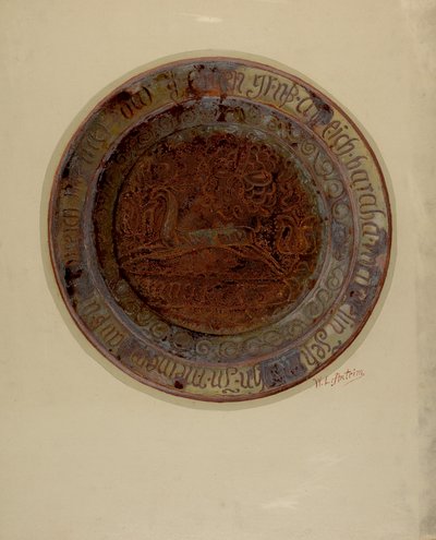 Pa. Danie niemieckie, ok. 1900 r. 1937. autorstwa William L Antrim