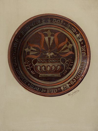 Pa. Danie niemieckie, ok. 1900 r. 1937. autorstwa William L Antrim