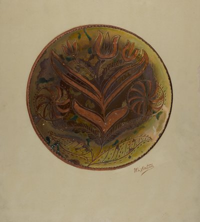 Pa. Tabliczka niemiecka, ok. 1900 r. 1937. autorstwa William L Antrim