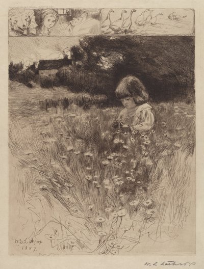 Czerwony Kapturek autorstwa William Langson Lathrop