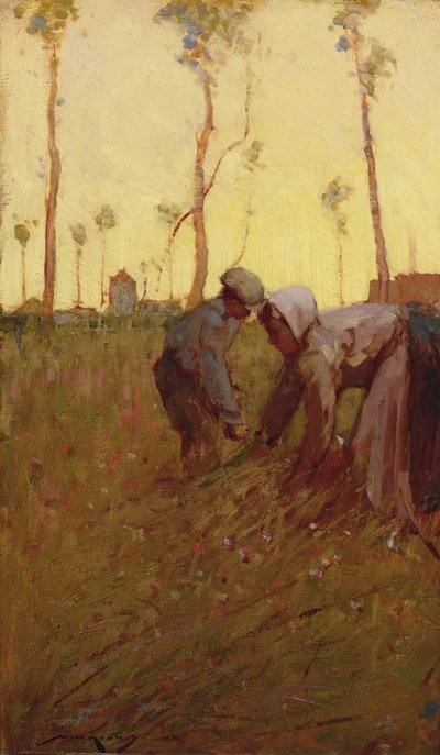 Hay Time (olej na płótnie) autorstwa William Lee Hankey
