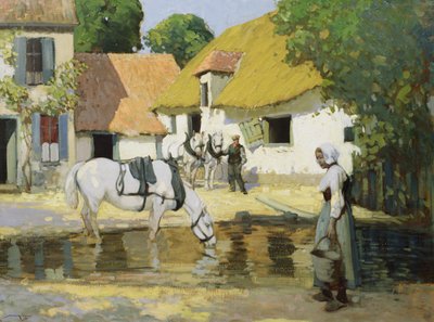 Sąd niższej instancji (olej na płótnie) autorstwa William Lee Hankey