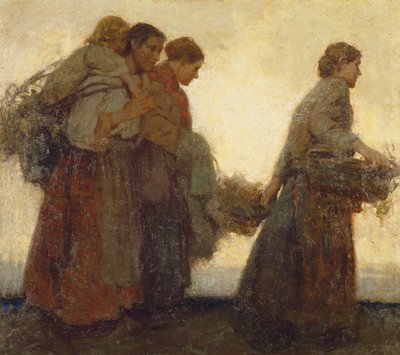 On the Dykes, c.1910 (óleo sobre tela)polonês autorstwa William Lee Hankey