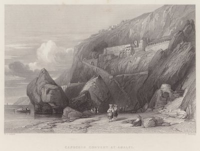 Klasztor Kapucynów w Amalfi (grafika) autorstwa William Leighton Leitch