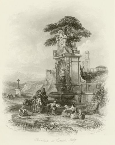 Fontanna w Carnelo autorstwa William Leighton Leitch