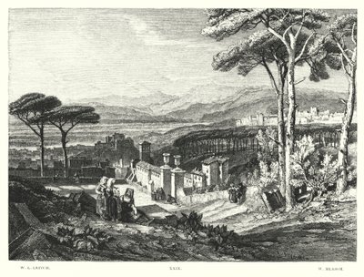 Childe Harold Lorda Byrona, Canto IV, Stanza 174 (grawerowanie) autorstwa William Leighton Leitch