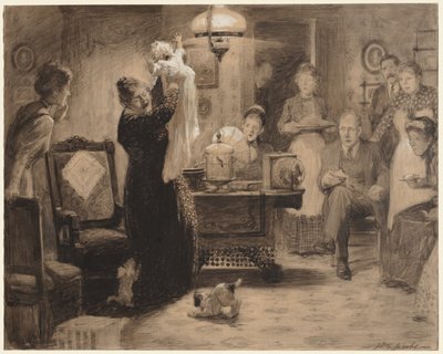 Szkic do ilustracji Stacjonarne dziecko, 1912. autorstwa William Leroy Jacobs