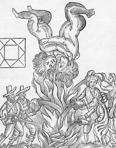 Astrologinio hieroglifo, numatančio Didįjį Londono gaisrą, faksimilė iš knygos „Monarchija arba be monarchijos Anglijoje“, paskelbta 1651 m. autorstwa William Lilly