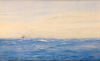 Konwój, Morze Północne autorstwa William Lionel Wyllie