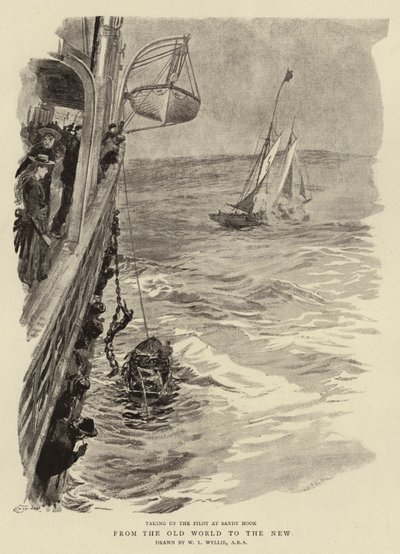 Ze Starego Świata do Nowego autorstwa William Lionel Wyllie