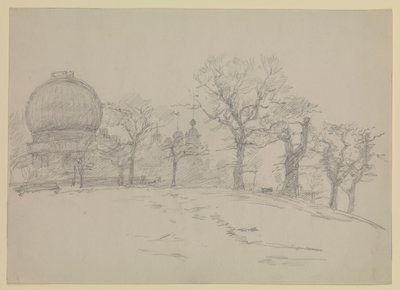 Greenwich (Królewskie Obserwatorium) autorstwa William Lionel Wyllie