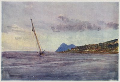 Święta Wyspa, Arran autorstwa William Lionel Wyllie
