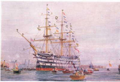 Rocznica Trafalgaru autorstwa William Lionel Wyllie
