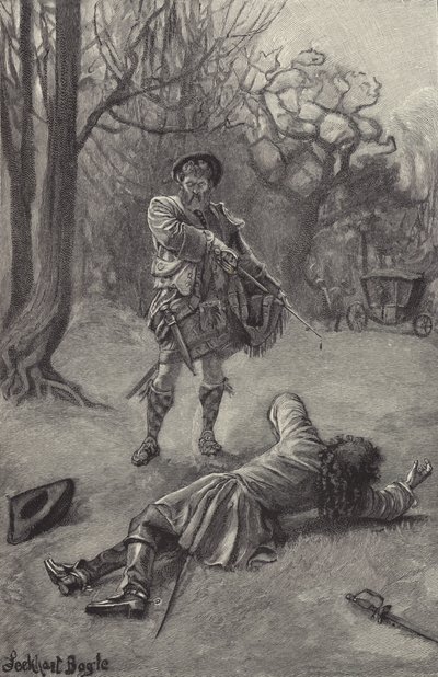 Śmierć Rashleigha autorstwa William Lockhart Bogle