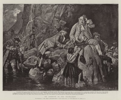 Dr Johnson w Highlands autorstwa William Lockhart Bogle