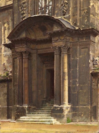 Ganek Starego Ashmolean, Oksford autorstwa William Logsdail