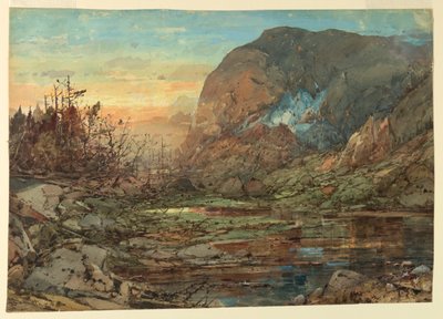 Carter Dome z Carter Lake, New Hampshire autorstwa William Louis Sonntag