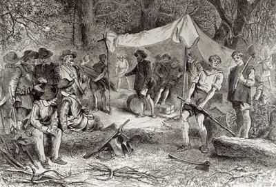 Pierwszy dzień w Jamestown, 14 maja 1607, z 