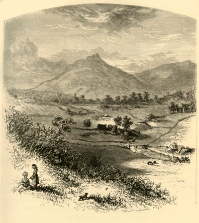 „Peaks of Otter”, 1872. autorstwa William Ludwell Sheppard