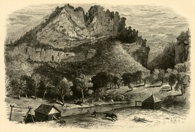 „Klify Seneki”, 1872. autorstwa William Ludwell Sheppard
