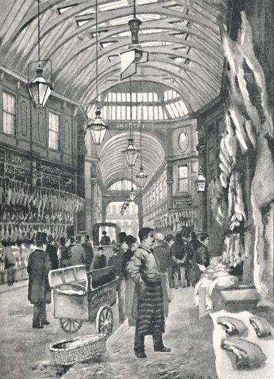 Targ Leadenhall, 1891 autorstwa William Luker