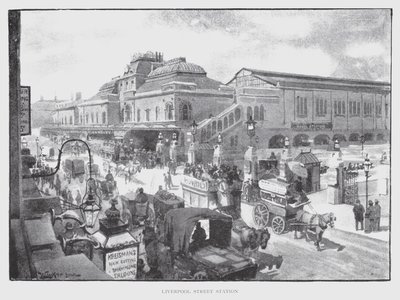 Stacja Liverpool Street (lito) autorstwa William Luker