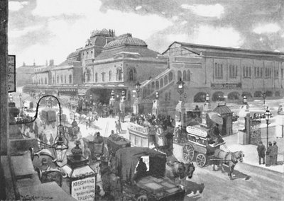 Stacja Liverpool Street, 1891 autorstwa William Luker