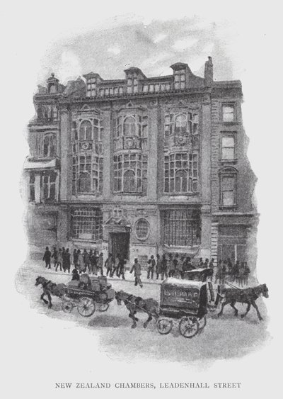 Komory Nowej Zelandii, Leadenhall Street (lito) autorstwa William Luker