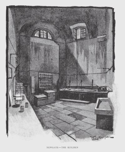 Newgate, Kuchnia (lito) autorstwa William Luker