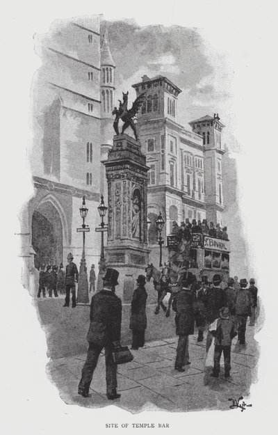 Miejsce Temple Bar (lito) autorstwa William Luker