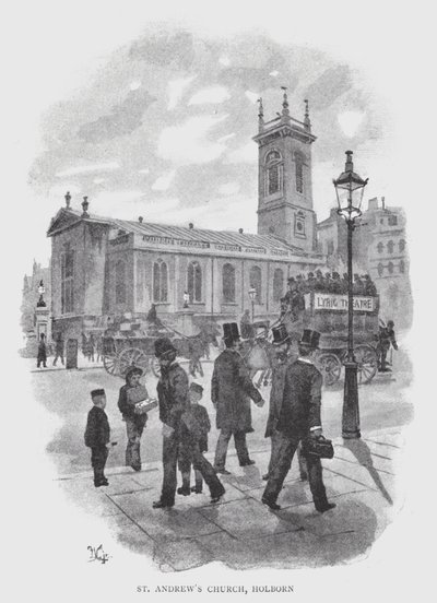 Kościół św Andrzeja, Holborn (lito) autorstwa William Luker