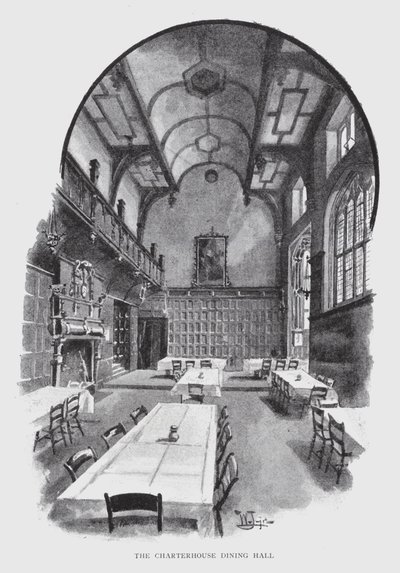 Jadalnia Charterhouse (lito) autorstwa William Luker