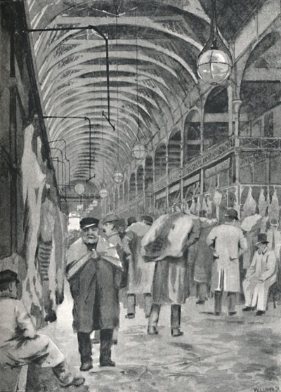 Metropolitan Meat Market, Smithfield, 1891 autorstwa William Luker