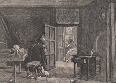 Powrót Duenny, z Illustrated London News, 19 maja 1860. autorstwa William Luson Thomas