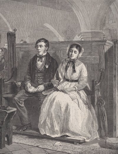 „Pierwszy czas pytania”, z Illustrated London News, 8 maja 1896. autorstwa William Luson Thomas